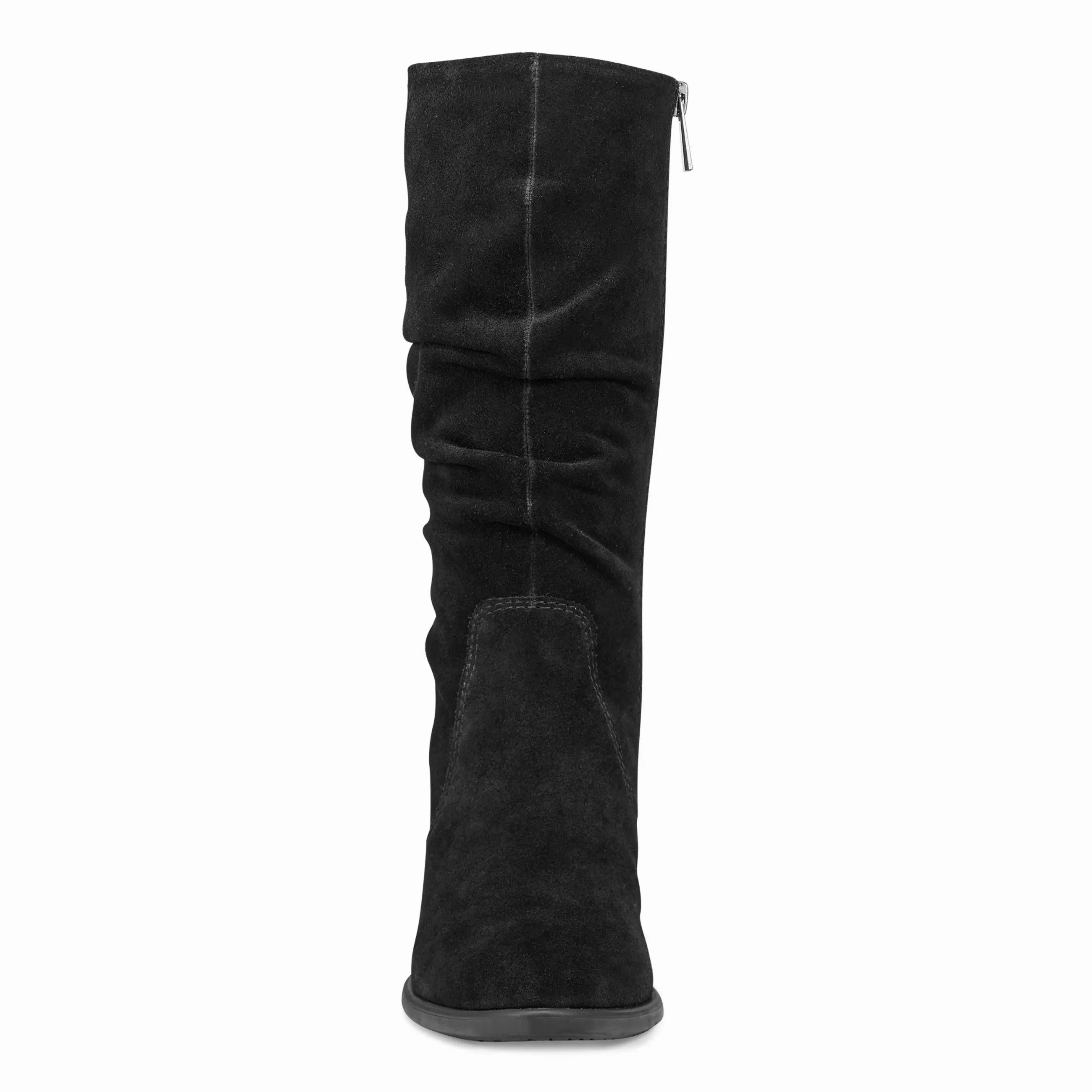 Eco Friendly Treatment Vine Block Heel Almond Toe Casual Boots