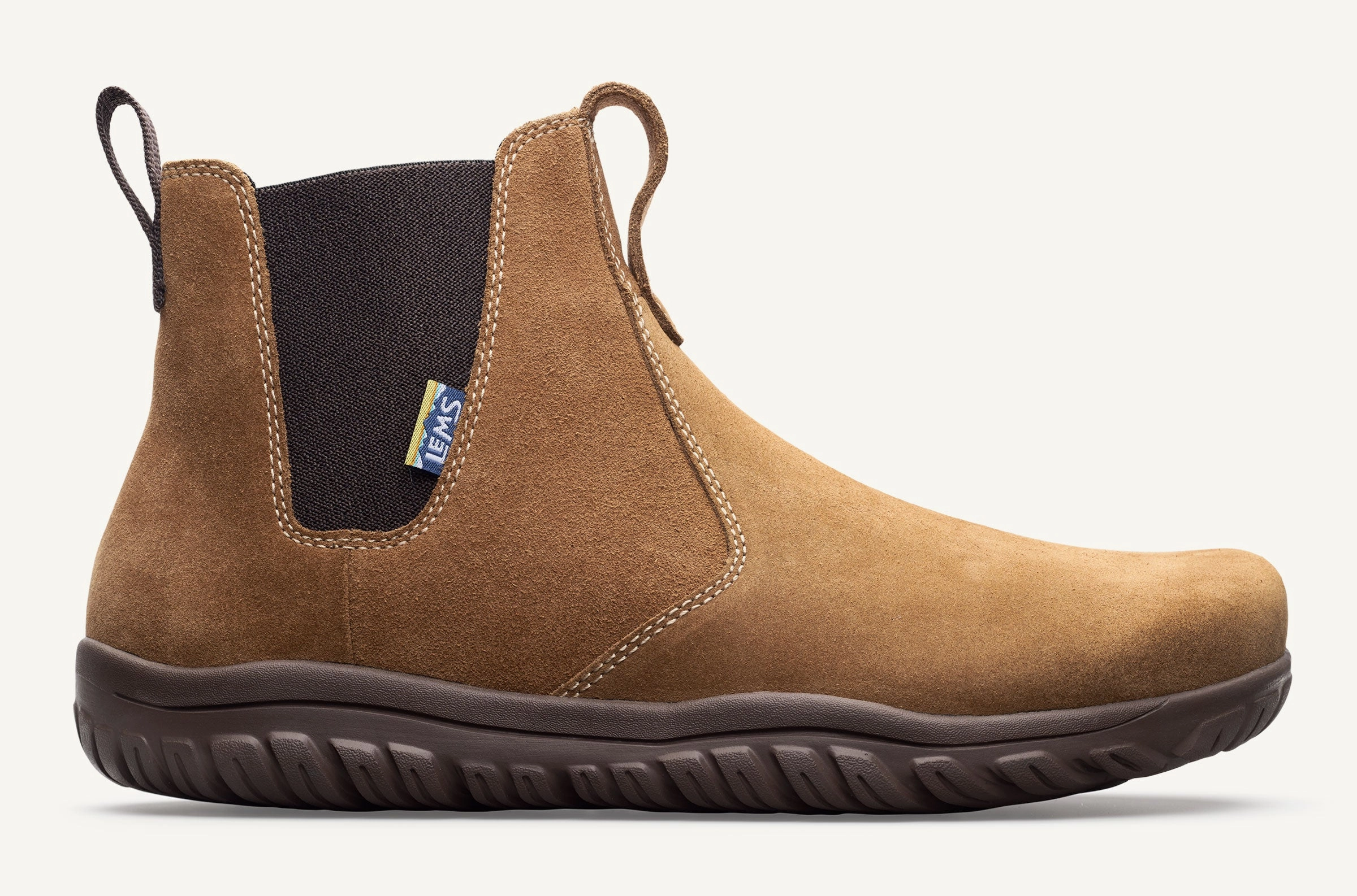 Women's Chelsea Suede Barefoot Boot Responsive Midsole