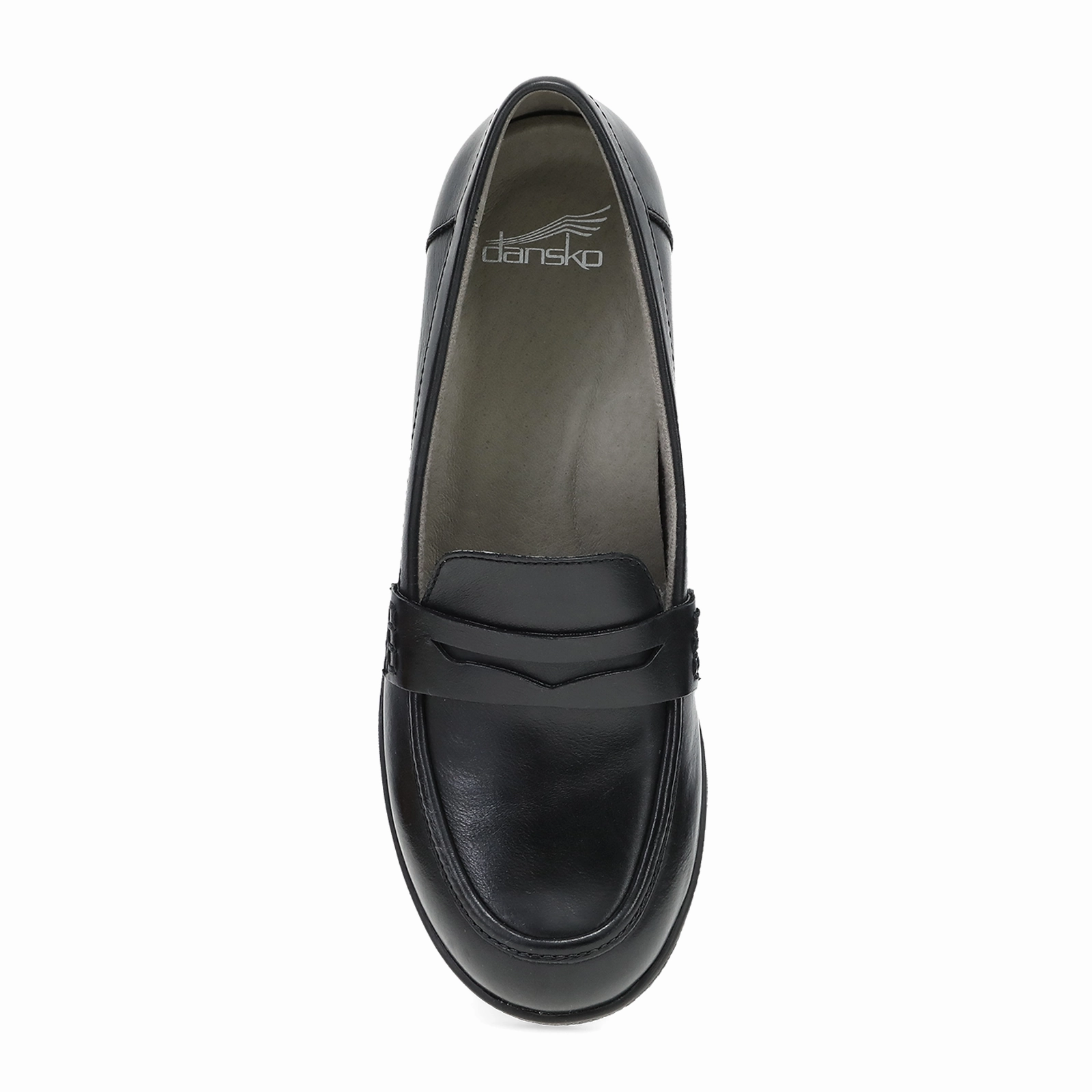 Dansko Danica Loafer (Women) - Black Waterproof Burnished Flattering bodycon dress Vintage Style