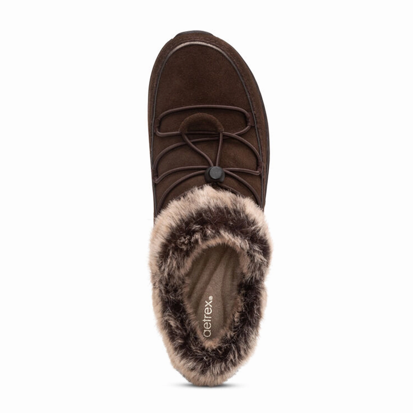 Relax Style Comfortable Touch Aetrex Chrissy Slip On (Women) - Espresso Leather