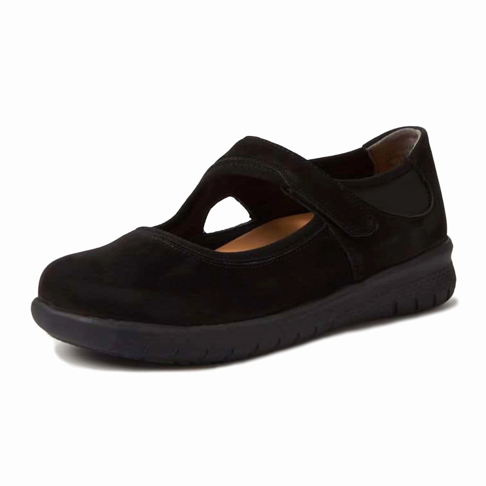 Work Appropriate Ziera Silvani Mary Jane (Women) - Black Nubuck/Black Neoprene