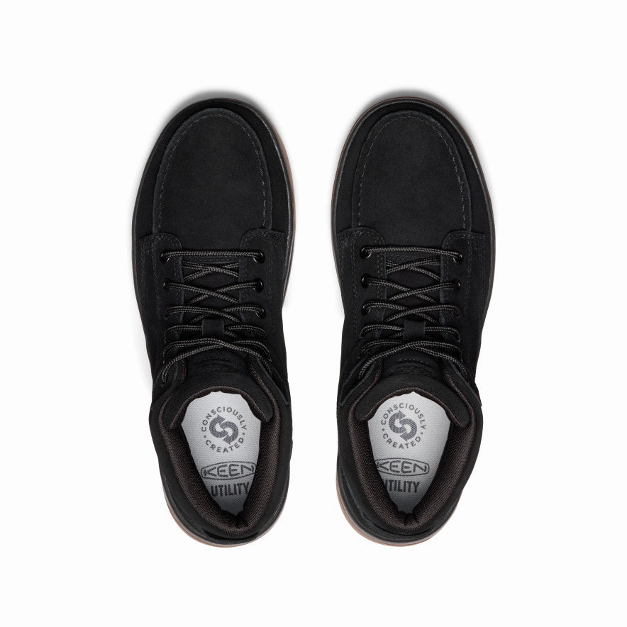 Tough Sole Men's Gibson Boot (Soft Toe)  |  Black/Gum