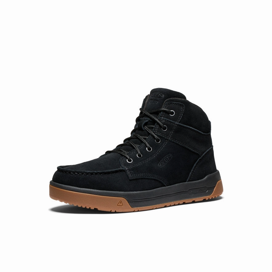 Superior Grip Footwear Full Support Footwear Men's Gibson Boot (Soft Toe)  |  Black/Gum