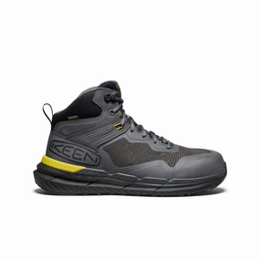 Men's Synchro Waterproof Work Boot (Carbon Toe)  |  Magnet/Black Full Coverage Gear
