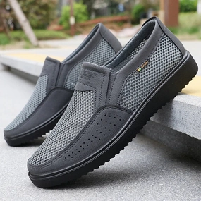Waterproof Membrane Technology Comfortable Men Casual Shoes Breathable Mesh Summer Men Shoes New Non-slip Lightweight Shoes for Men 2024