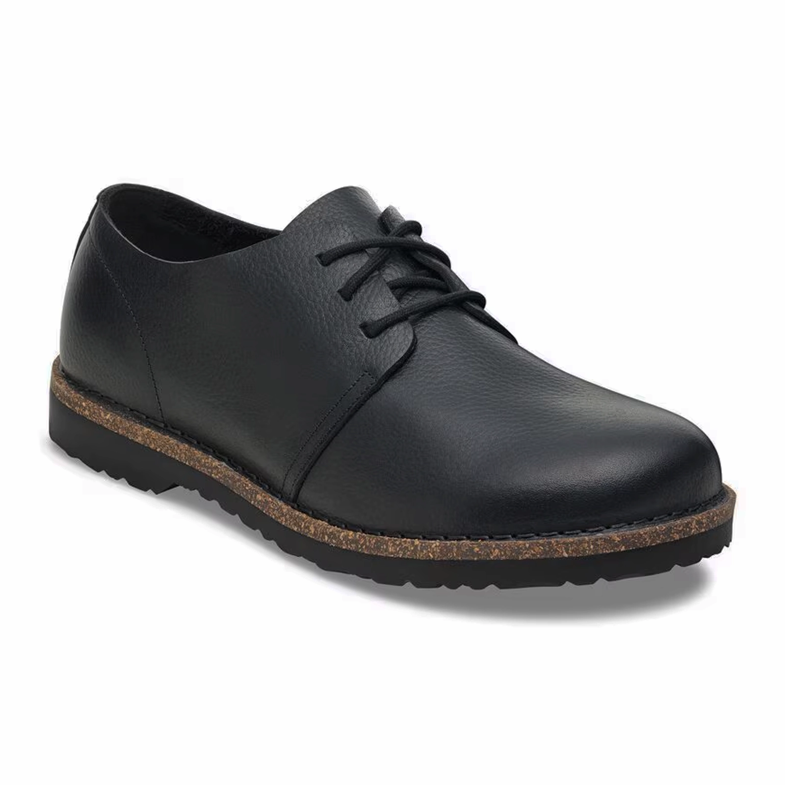 Birkenstock Uppsala Low Oxford (Men) - Black Leather Pure Fit