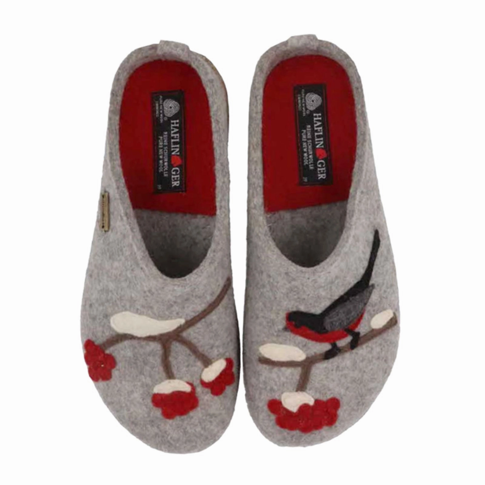 Warranty-Included Lightweight Layer Haflinger Winterbird Clog (Women) - Silver Grey