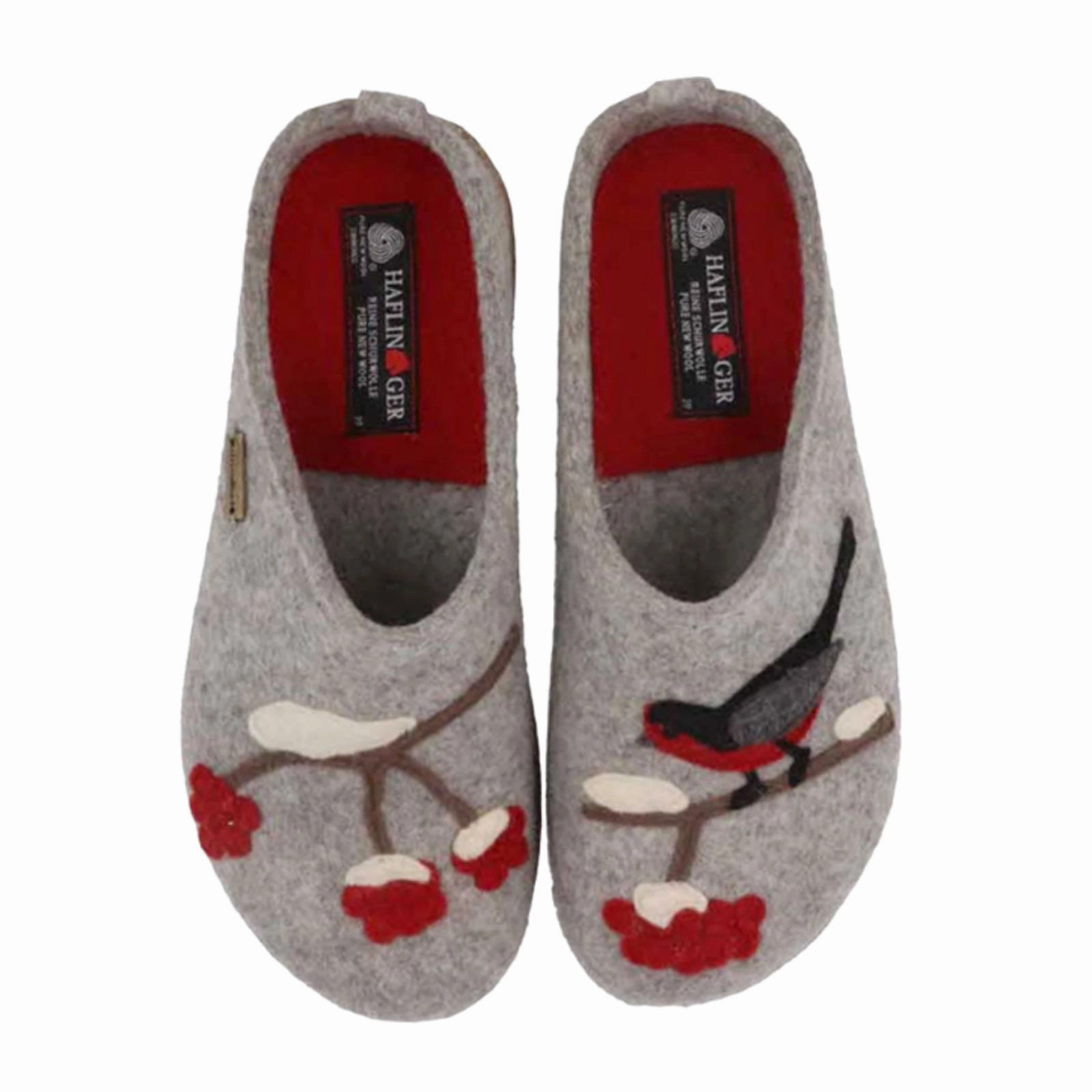 Haflinger Winterbird Clog (Women) - Silver Grey Casual Fit Minimal Mood