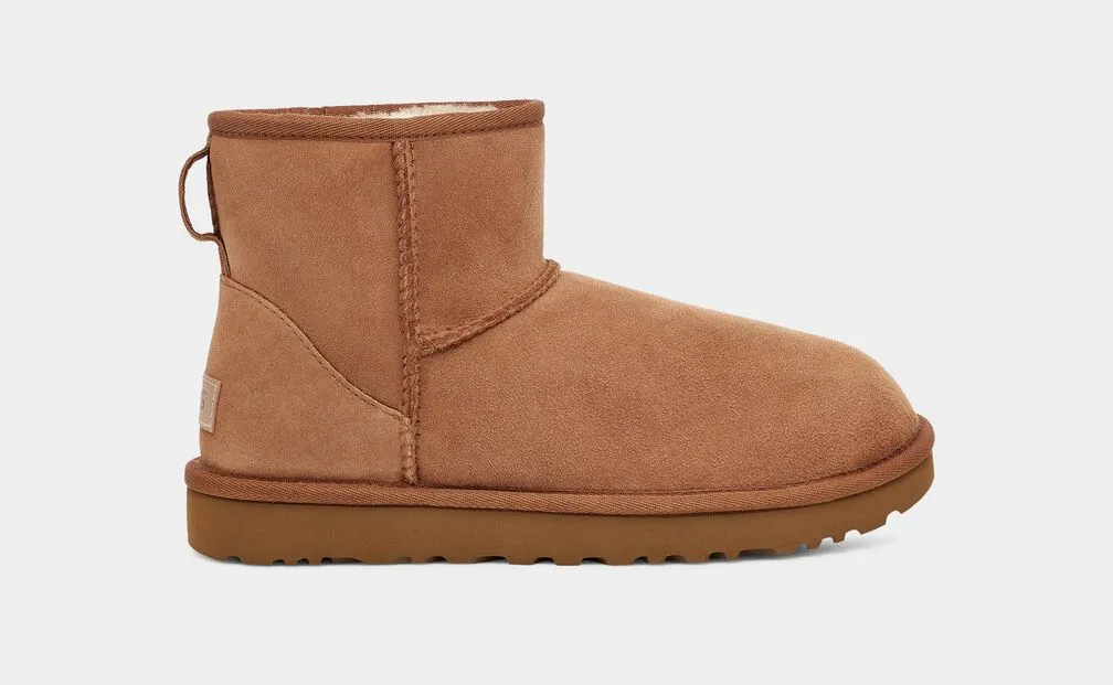 UGG CLASSIC MINI II - CHESTNUT Lightweight durability Torsional Stability