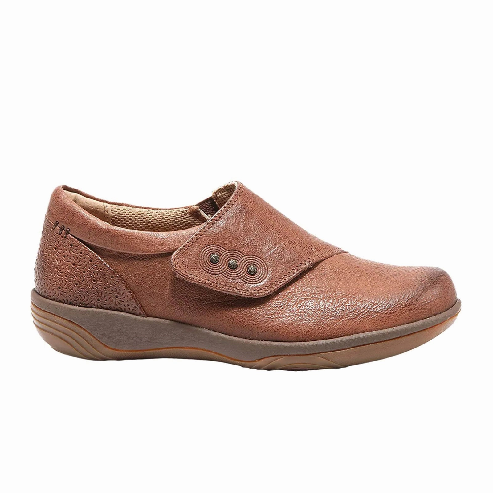 Halsa Anna Slip On (Women) - Dark Brown Vibrant Look