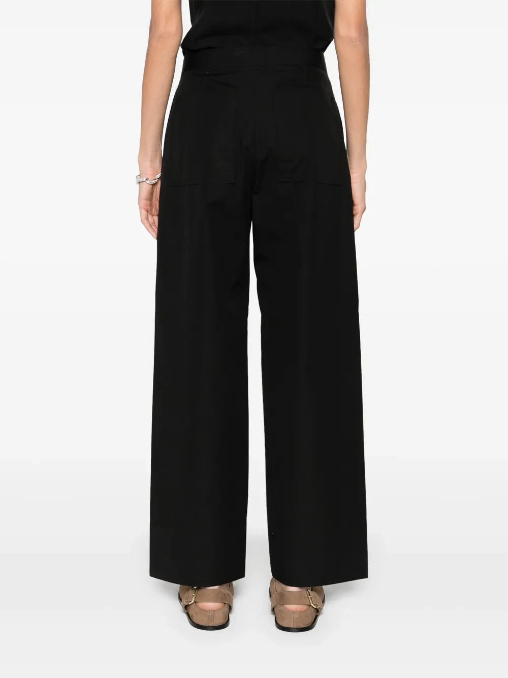 Twisted Seam Trouser in Black Layer Play