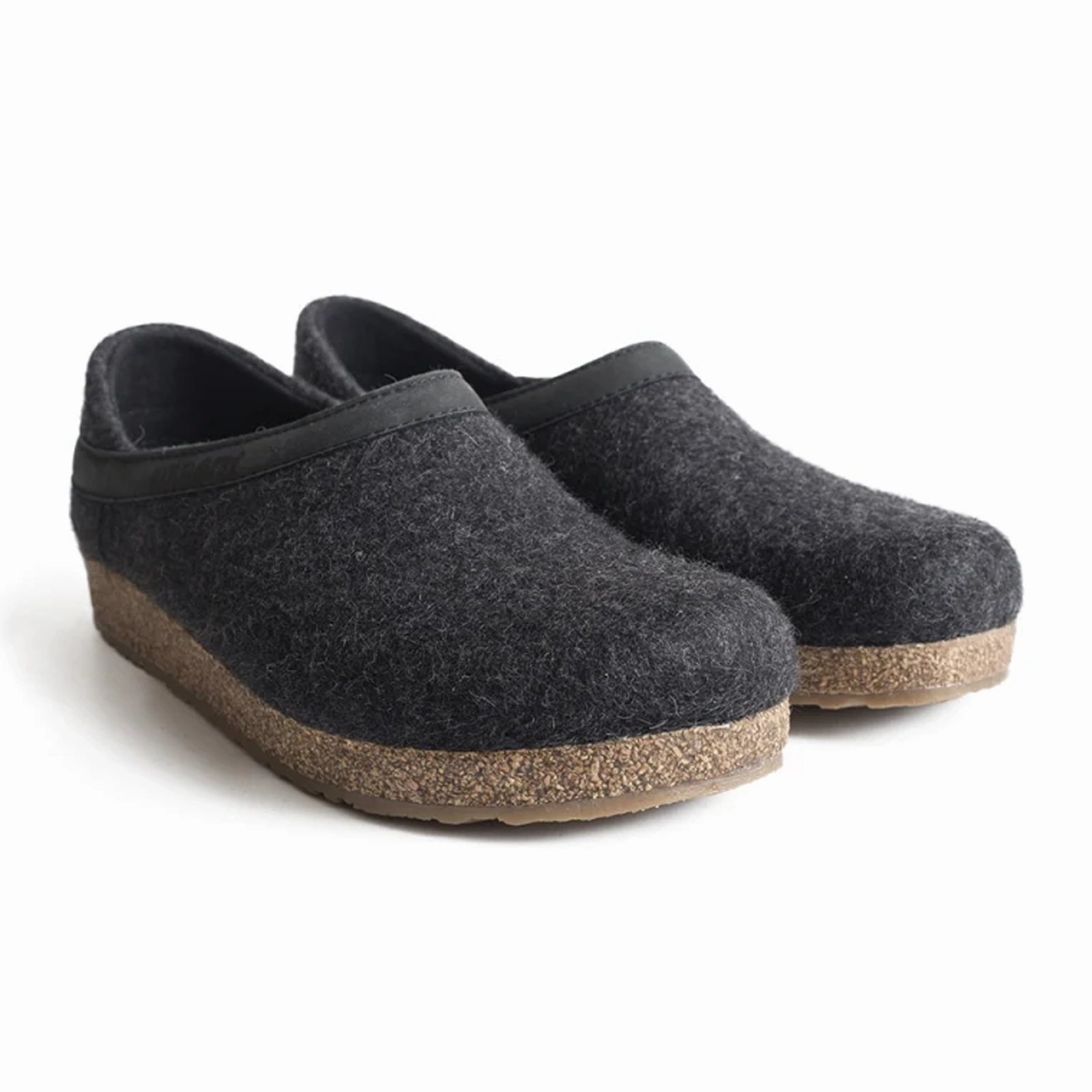 Ankle-length Haflinger GZH Clog (Unisex) - Charcoal