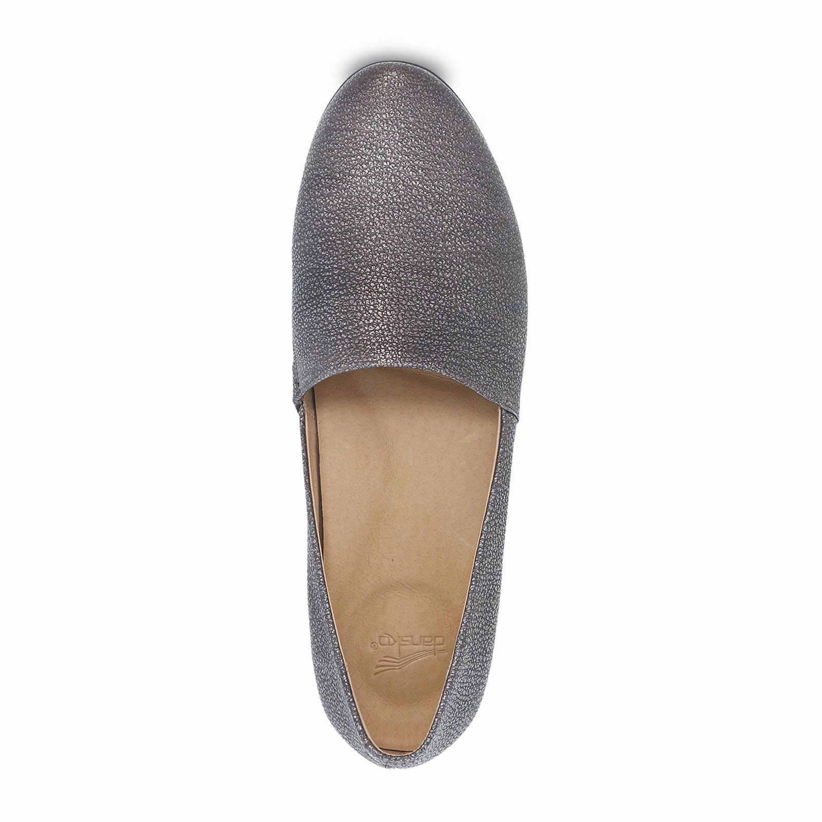 Dansko Larisa Slip On Loafer (Women) - Pewter Metallic Cozy Vibe