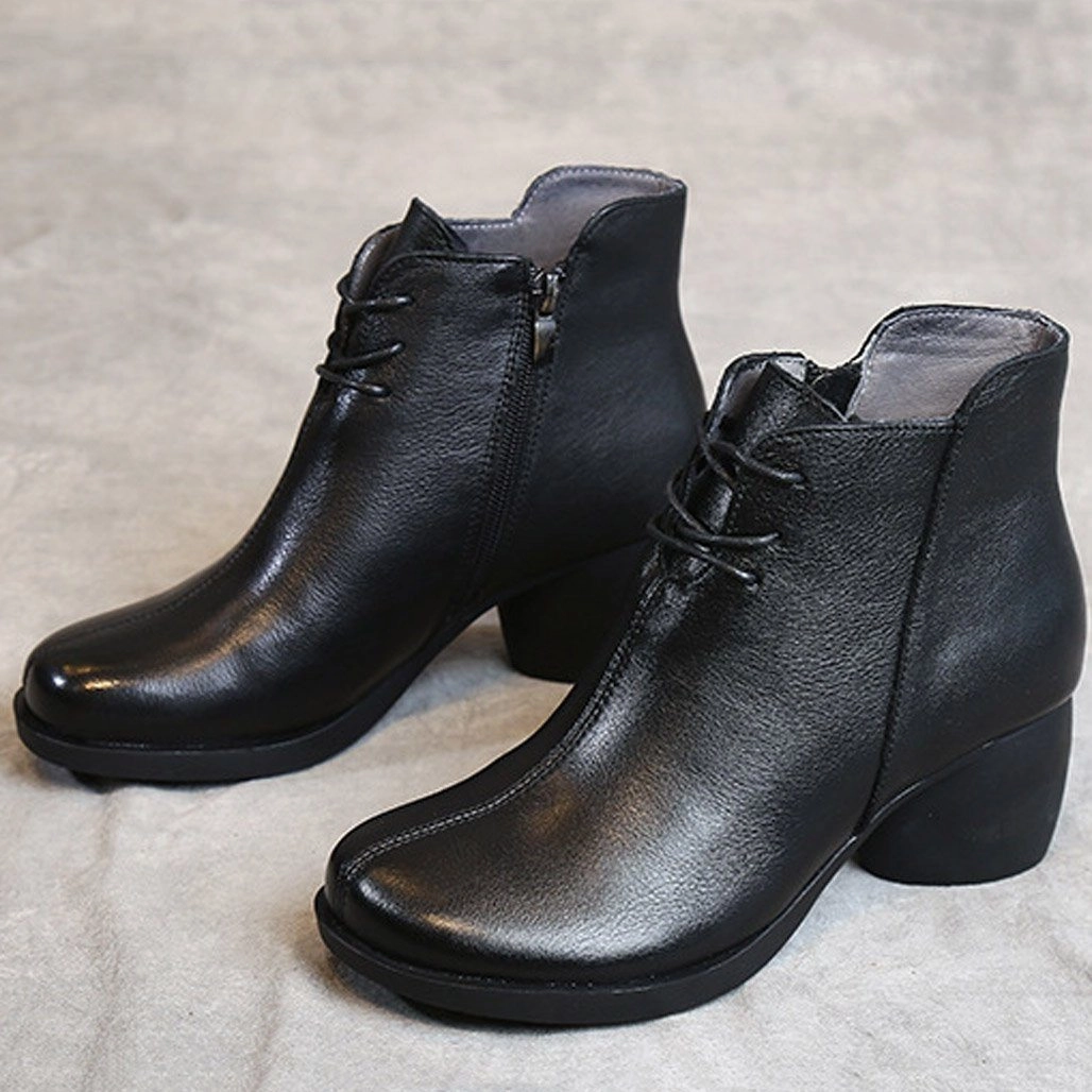 shape Babakud Women Autumn Retro Handmade Comfortable Boots