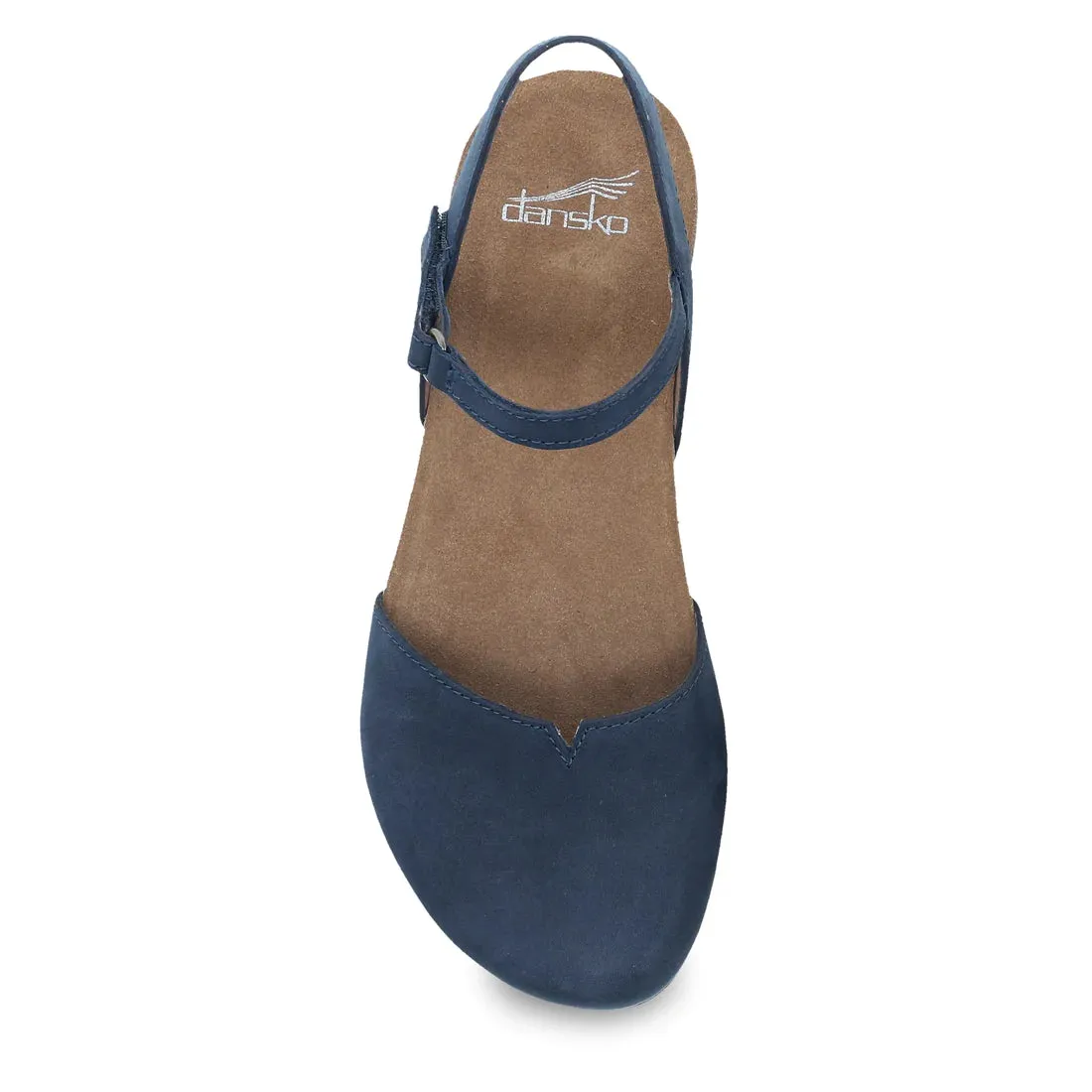 casual dressers' slip - ons DANSKO ROWAN SANDAL - NAVY BLUE