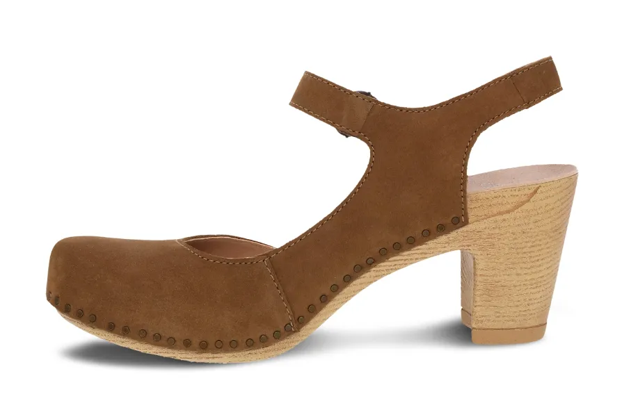 DANSKO WOMENS TAYTUM -TAN MILLED NUBUCK Nubuck