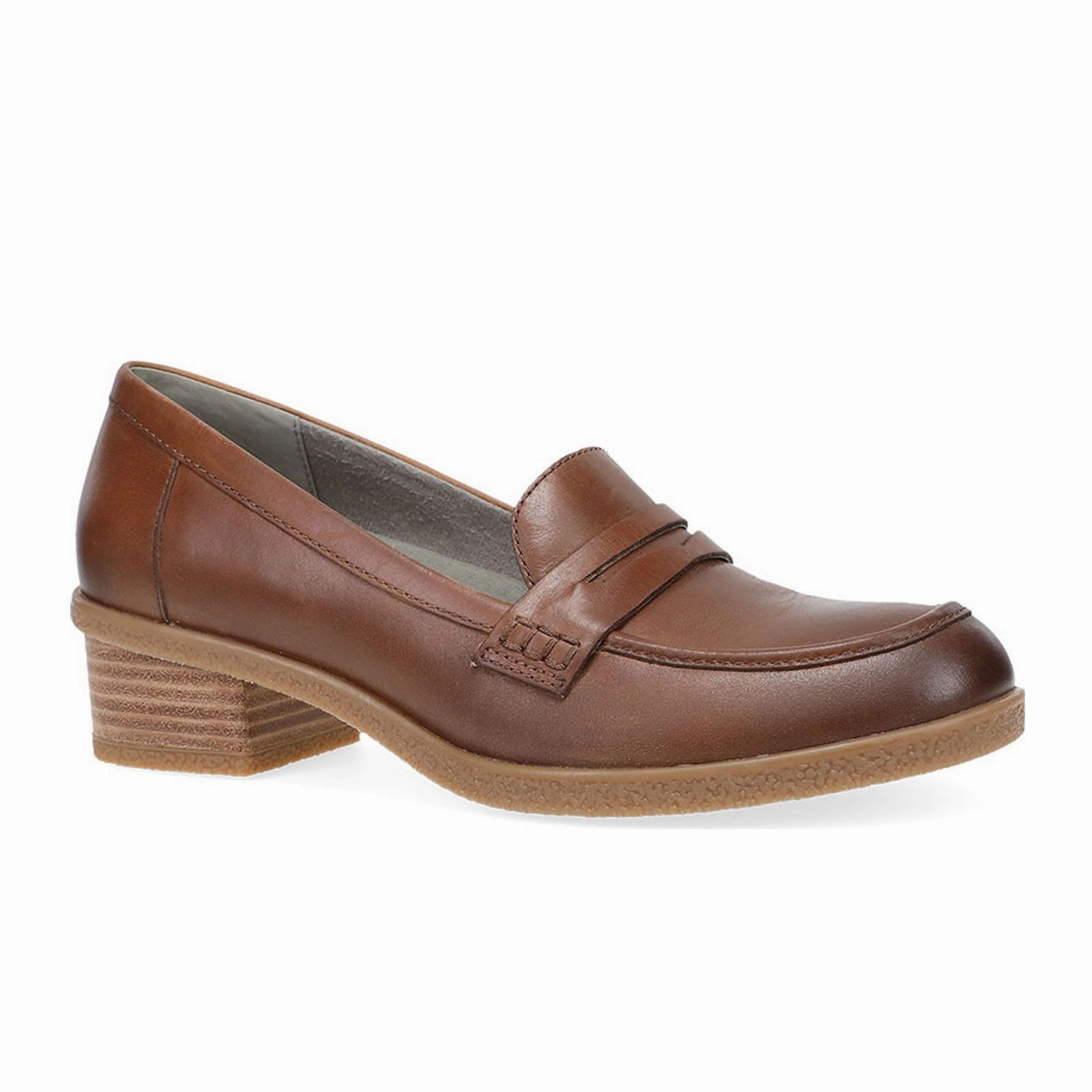 Dansko Danica Loafer (Women) - Tan Waterproof Burnished Flattering Fit Wear
