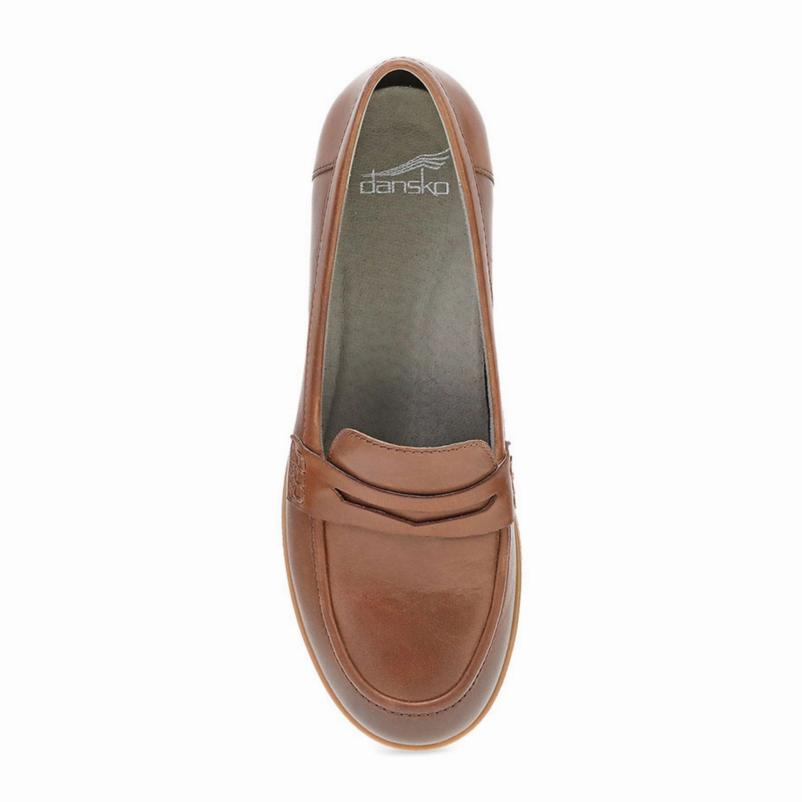 Dansko Danica Loafer (Women) - Tan Waterproof Burnished Relaxed Line