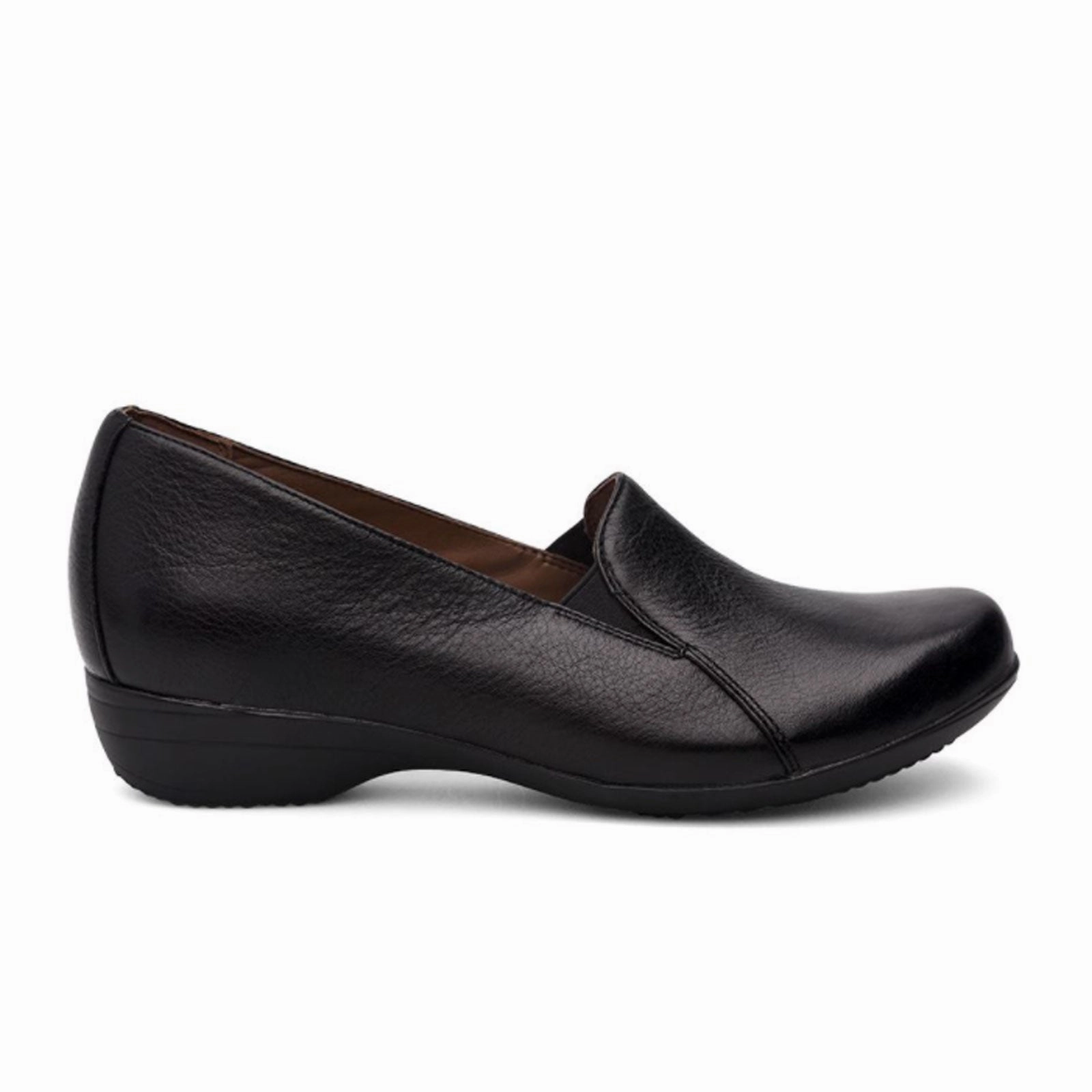 Classy Look classic waist Dansko Farah Slip On (Women) - Black Milled Nappa