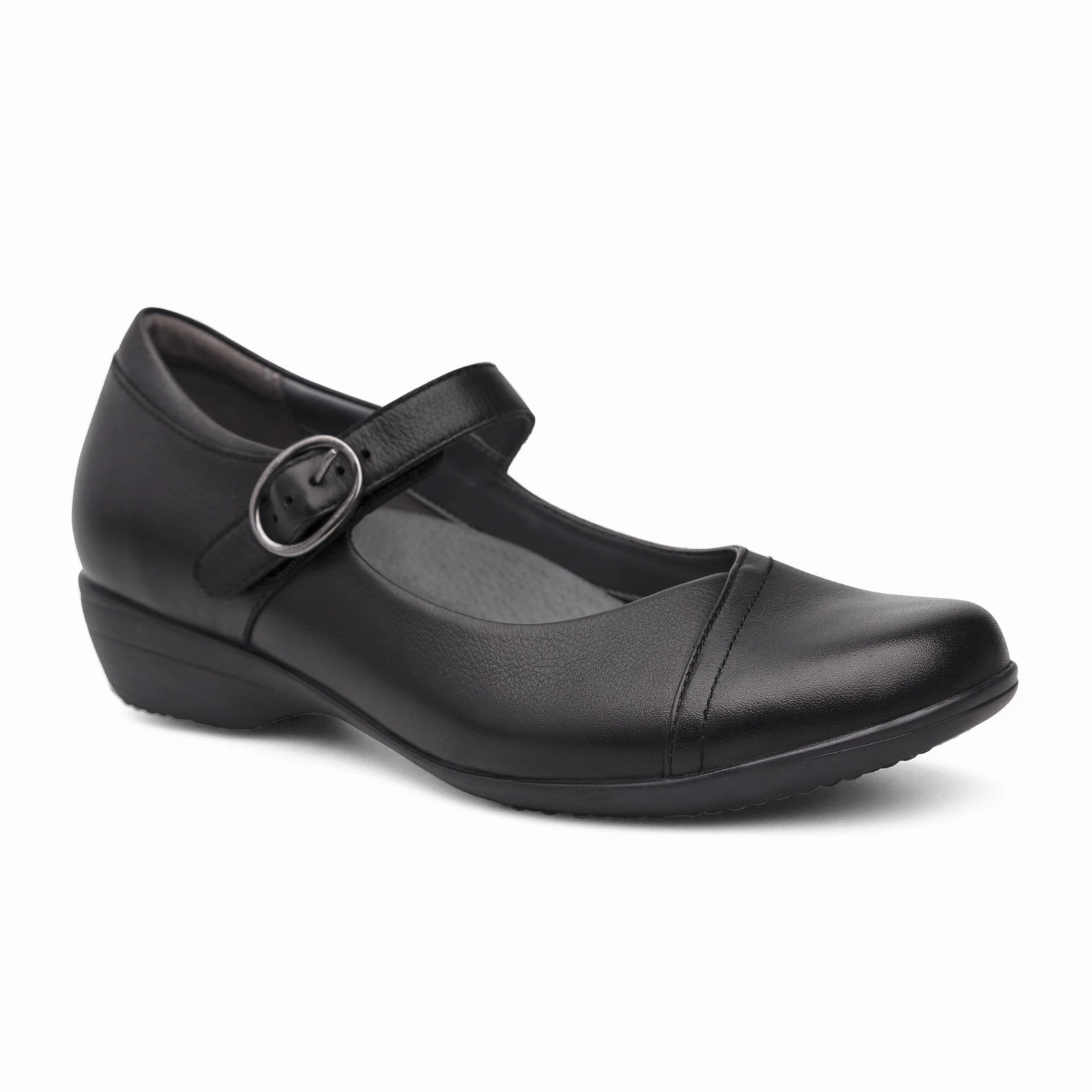 Dansko Fawna Mary Jane (Women) - Black Milled Nappa Chic Look