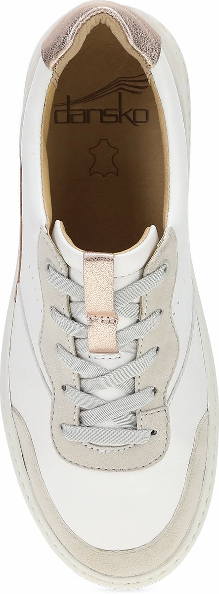 DANSKO JOSEY WHITE/ROSE ventilation holes style Suede