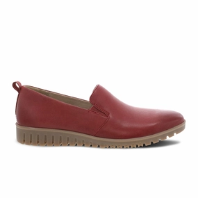 Structured Fit Dansko Linley Slip On (Women) - Red Burnished Calf