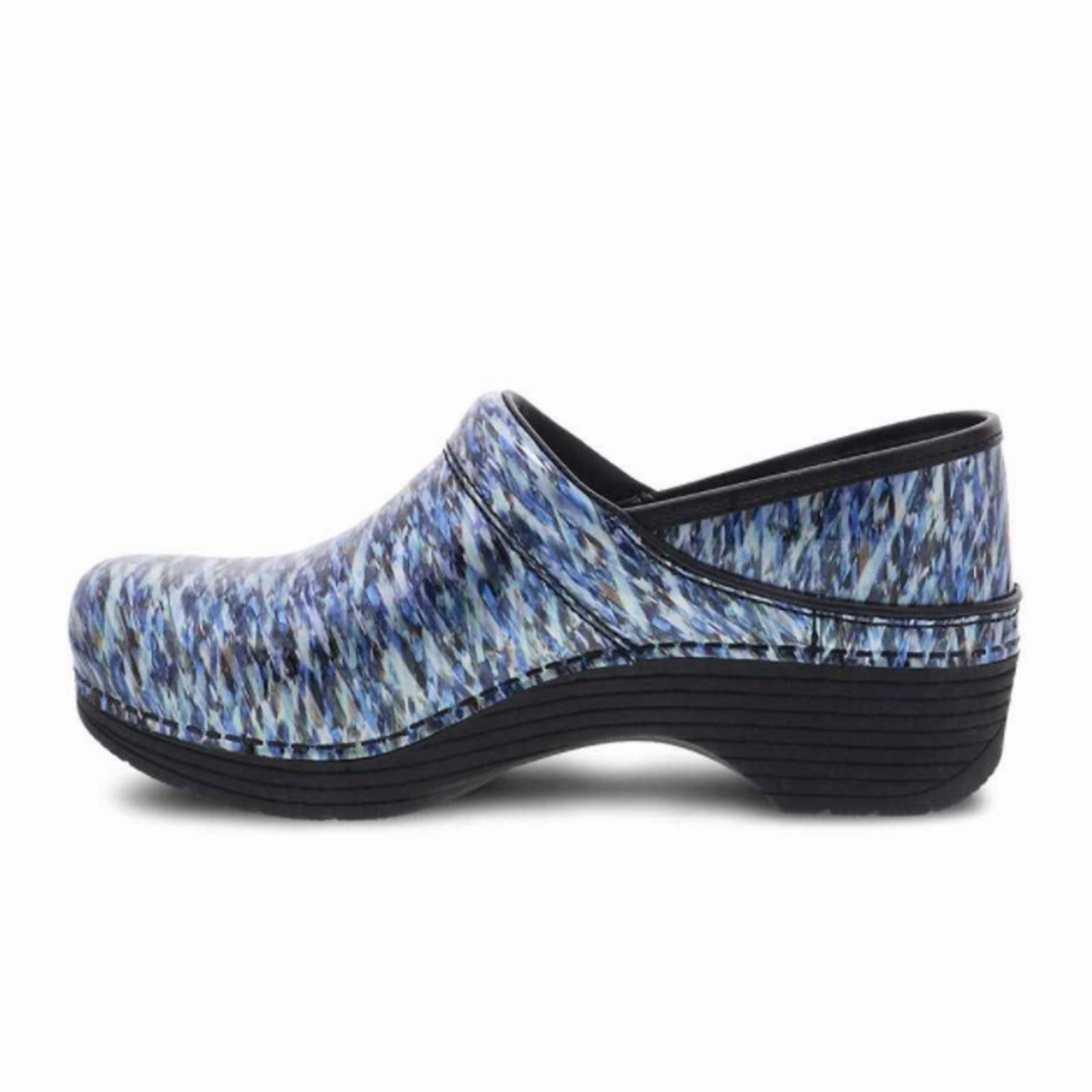 Casual Feel Elegant Waist Design Dansko LT Pro Clog (Women) - Blue Waves Patent