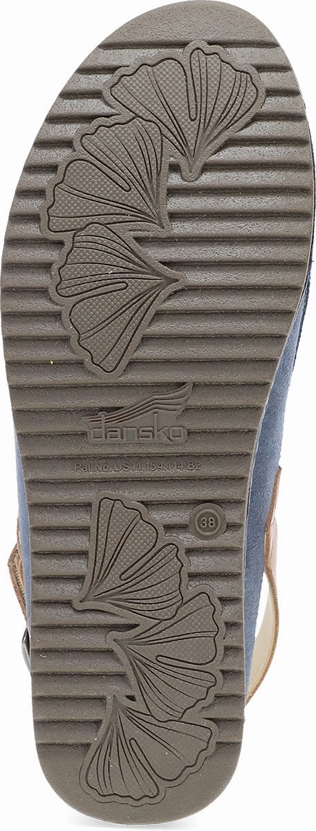 Anti Slip Beach Comfort Sandals DANSKO MERRIN BLUE