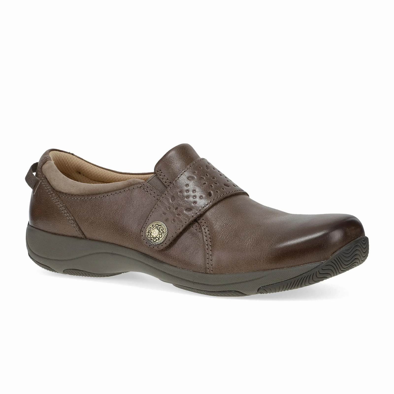 Elegant Outline Dansko Sallie Slip On (Women) - Stone Waxy Burnished