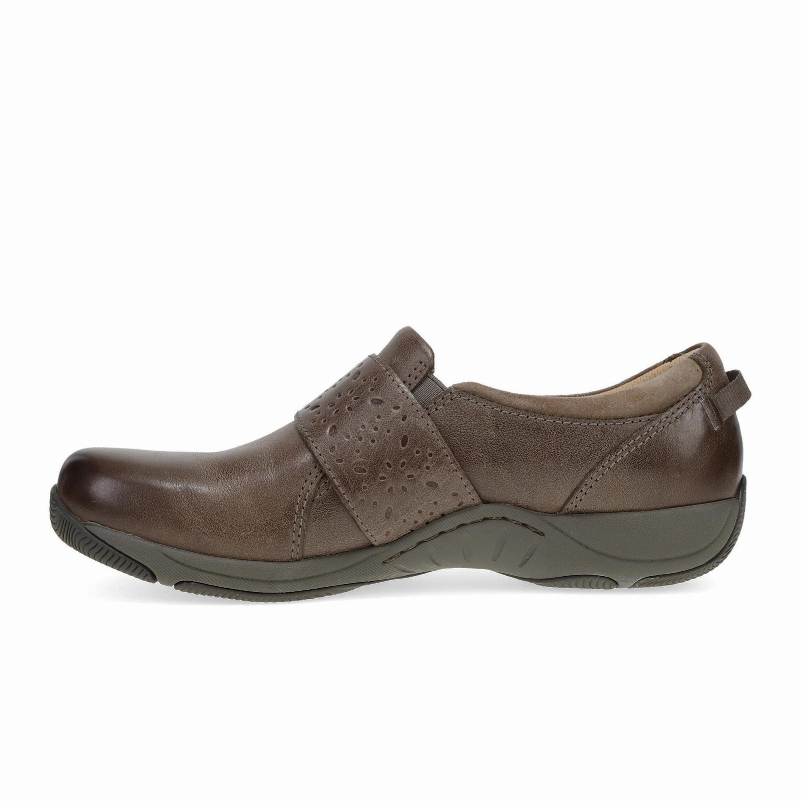 Travel Vibe Dansko Sallie Slip On (Women) - Stone Waxy Burnished