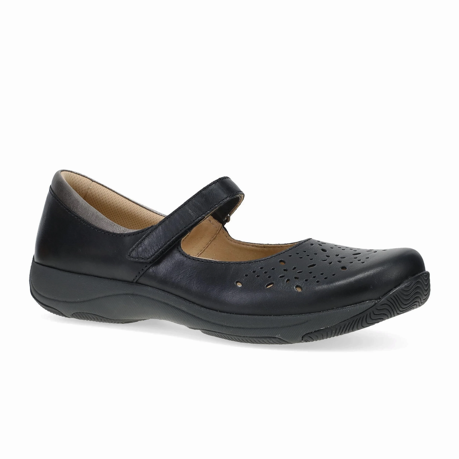 Dansko Stacy Mary Jane (Women) - Black Waxy Burnished Everyday Piece