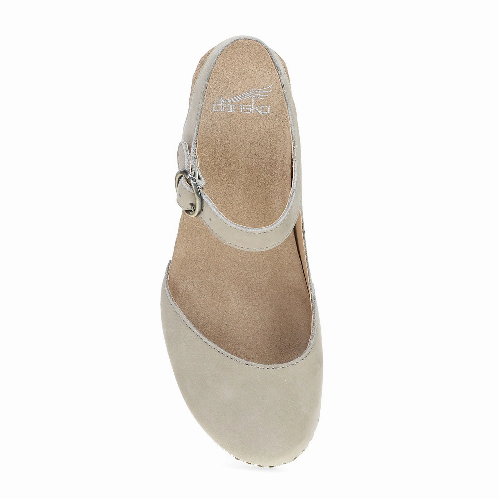 Dansko Taytum Heeled Sandal (Women) - Taupe Milled Nubuck All Timewear Sophisticated Elegance