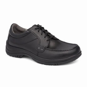 Dansko Wyatt Oxford (Men) - Black Full Grain Minimal Comfort