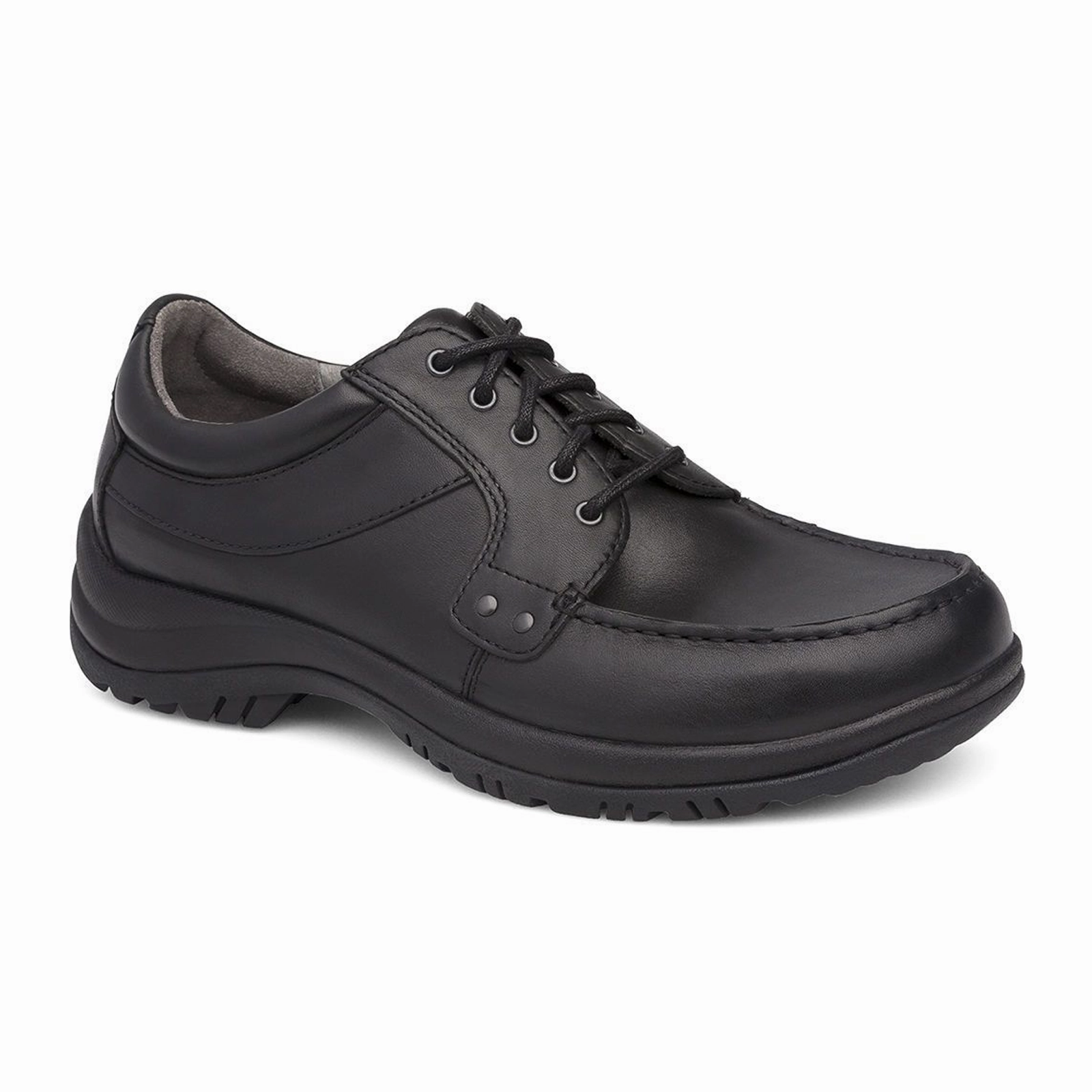 Dansko Wyatt Oxford (Men) - Black Full Grain Minimal Comfort