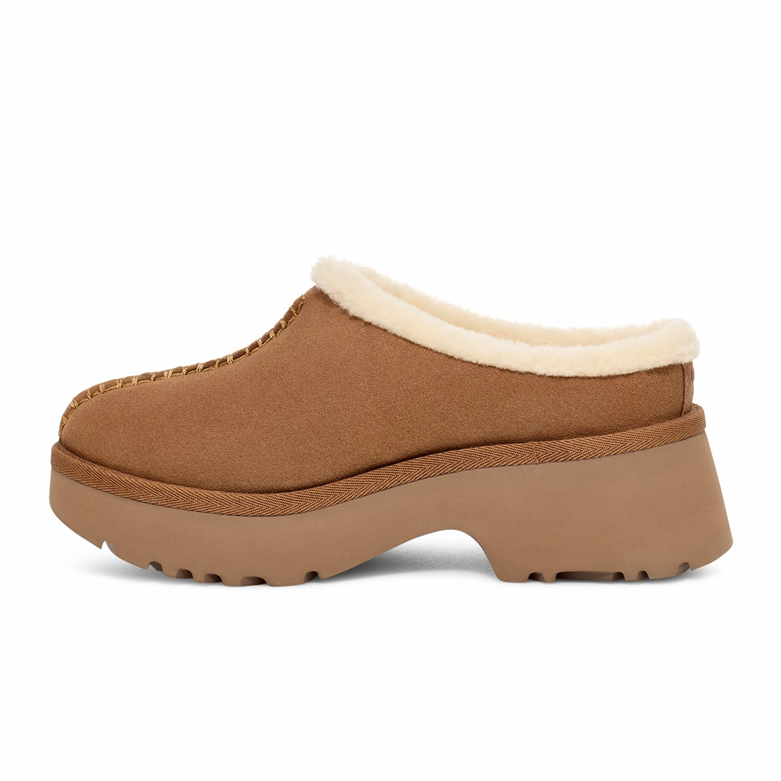 UGG? New Heights Cozy Clog (Women) - Chestnut Wave Soft monochrome