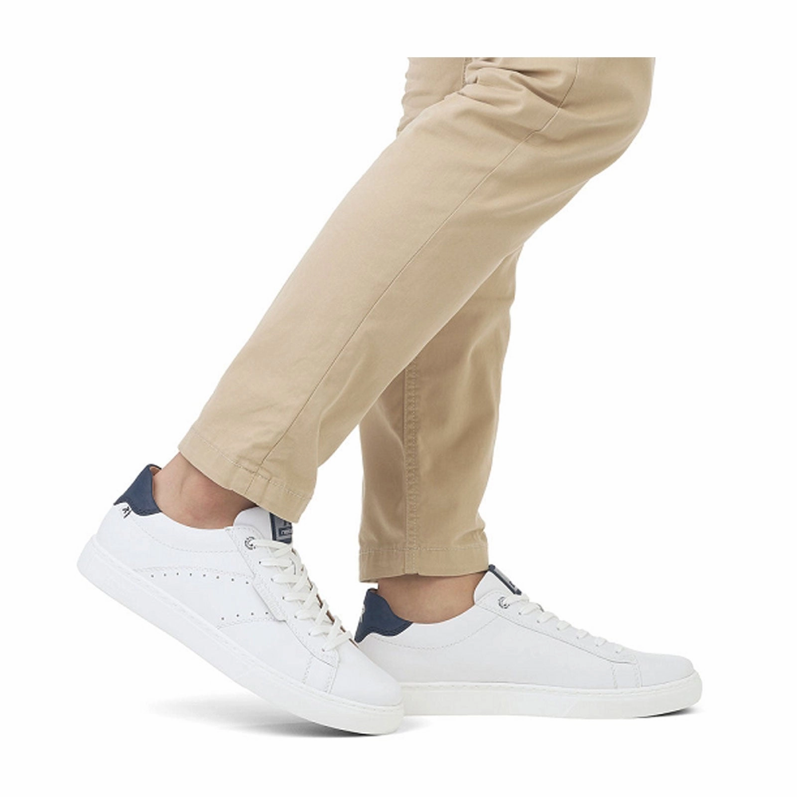 Rieker R-Evolution Nash U0704 Sneaker (Men) - Weiss/Ozean Polished Details