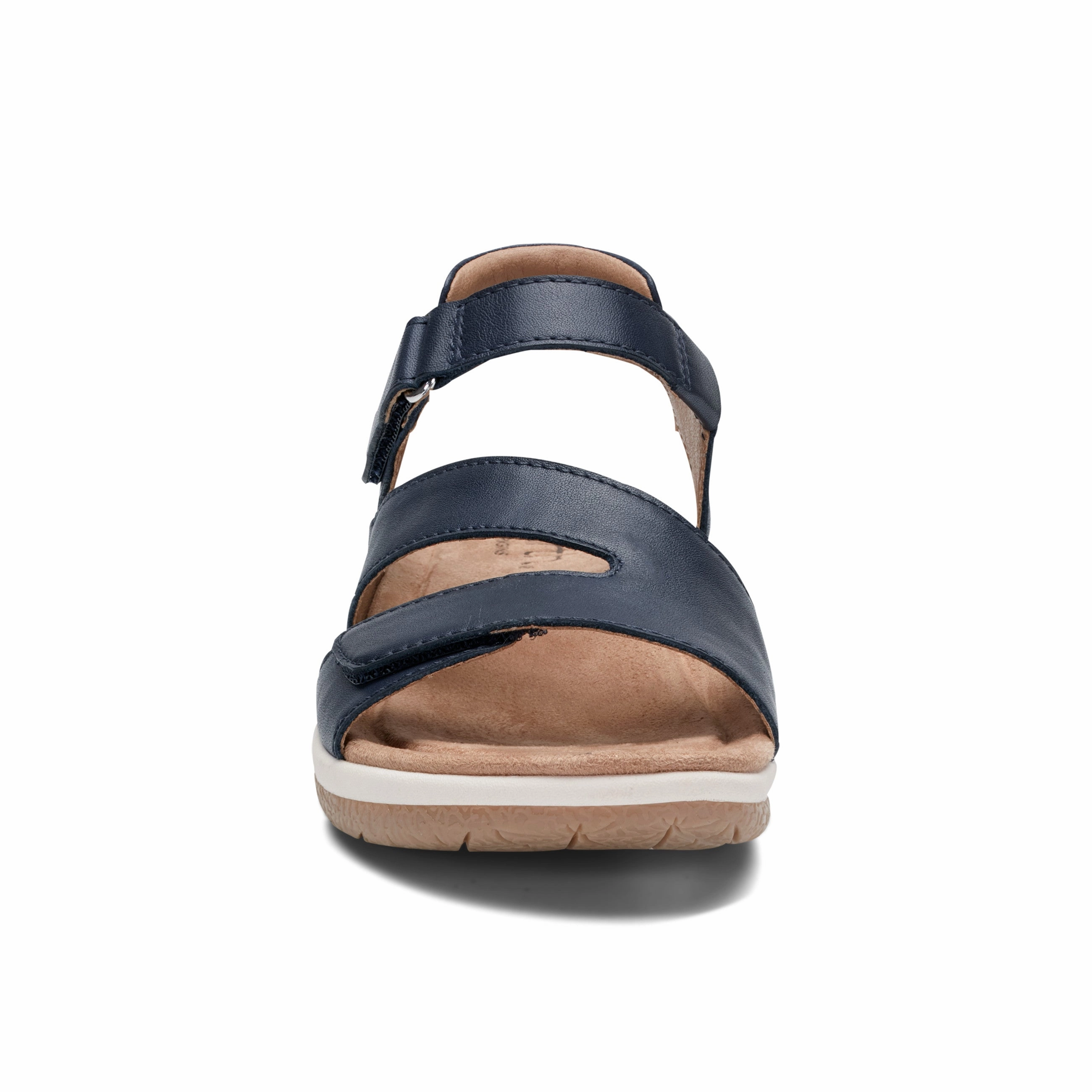 Sureal Casual Strappy Round Toe Flat Sandals Vibrant lining lightest