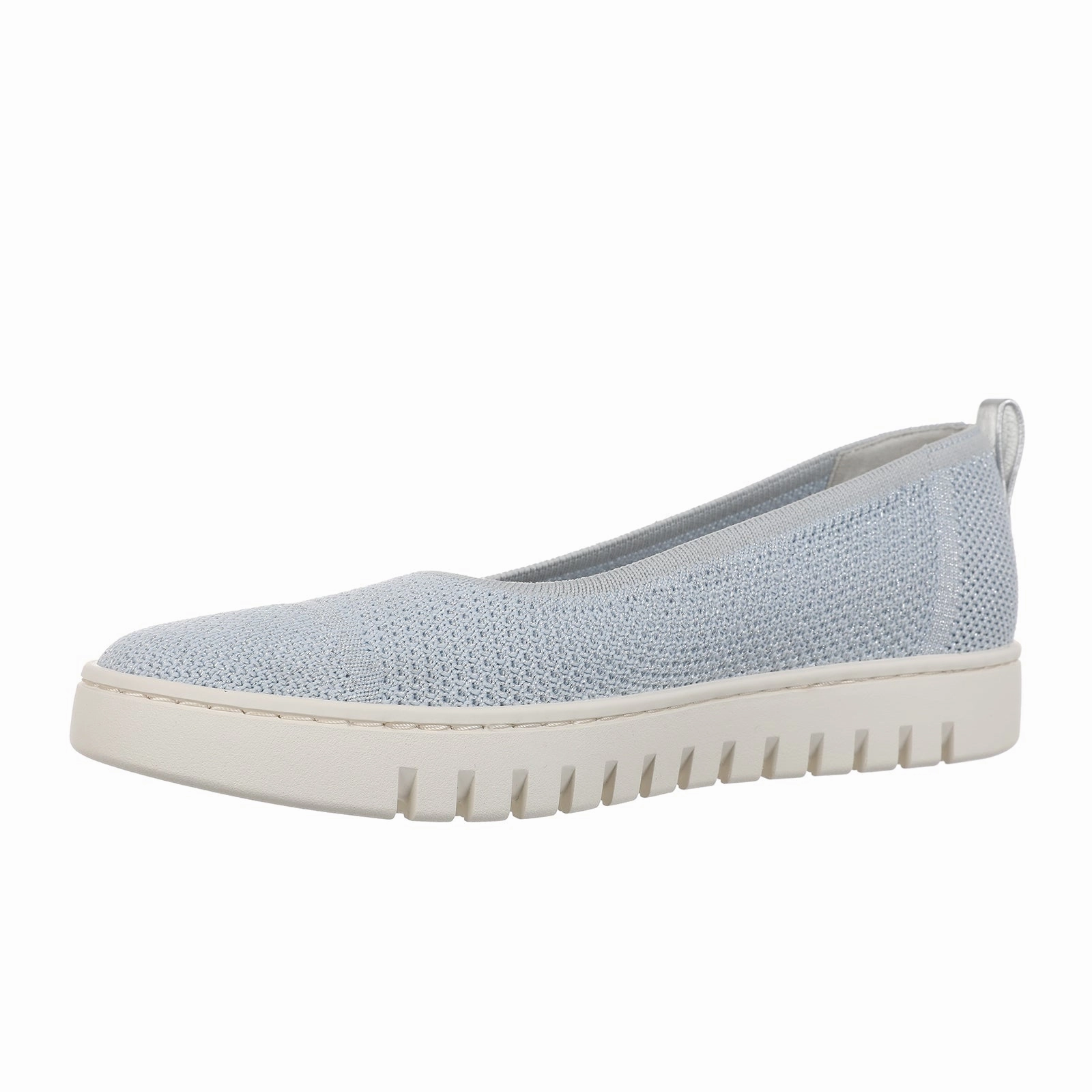 All-Season Comfort Soft Balance Vionic Uptown Skimmer Knit Slip On (Women) - Blue Mist/Silver