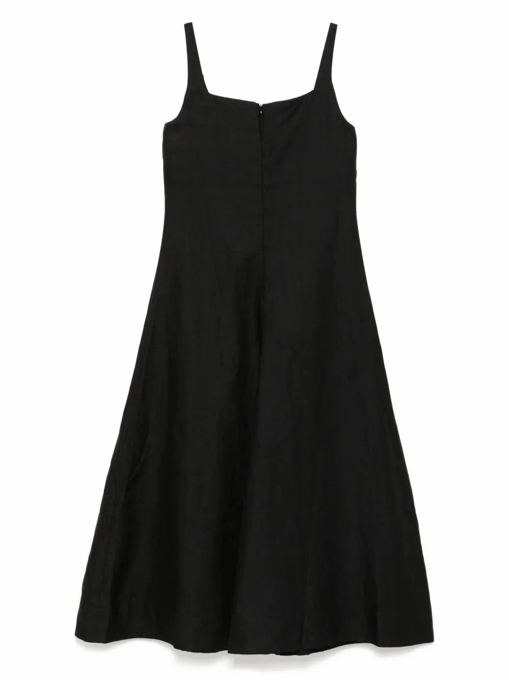 Vital Core Elegant Layer Delphi Flared Maxi Dress in Black