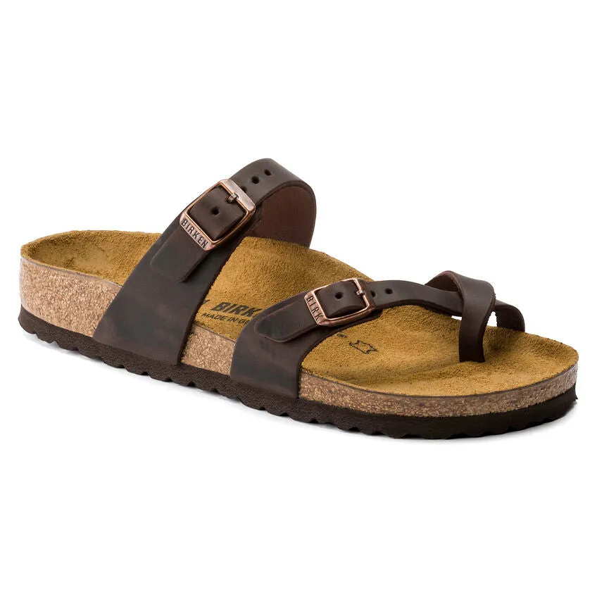 BIRKENSTOCK MAYARI - HABANA OILED LEATHER Shock-absorbent wear Glam support