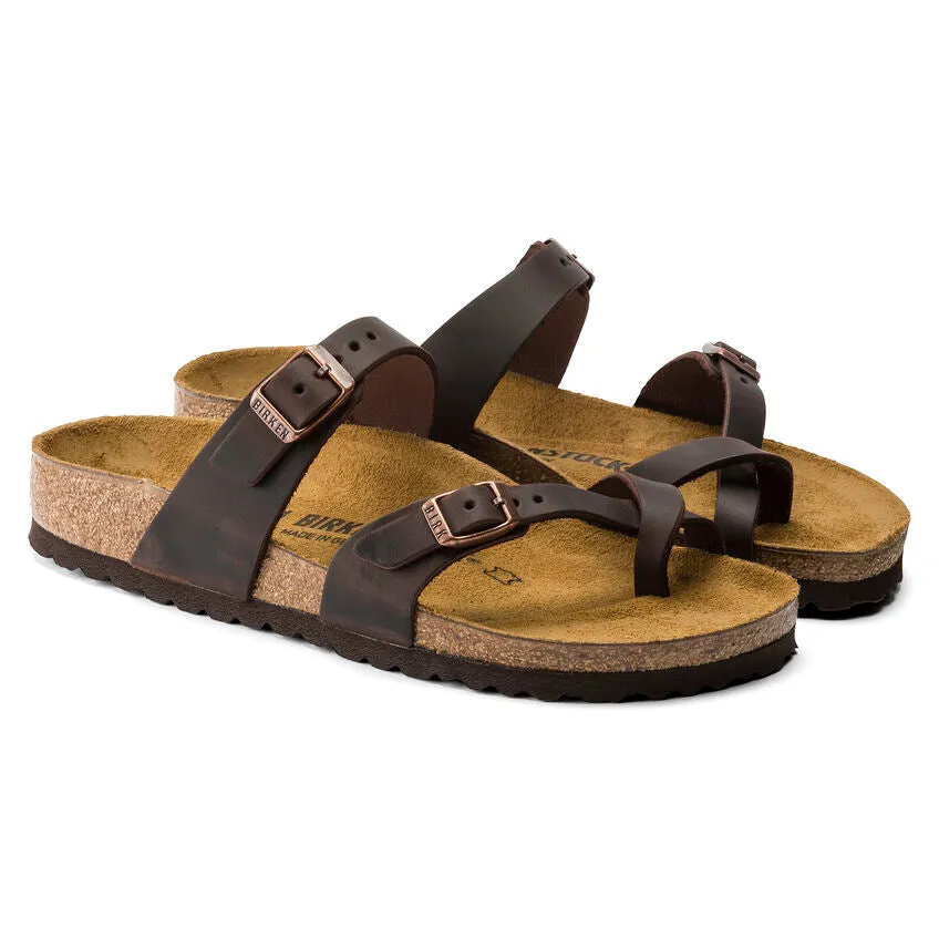 BIRKENSTOCK MAYARI - HABANA OILED LEATHER Abrasion resistant athletic men's performance
