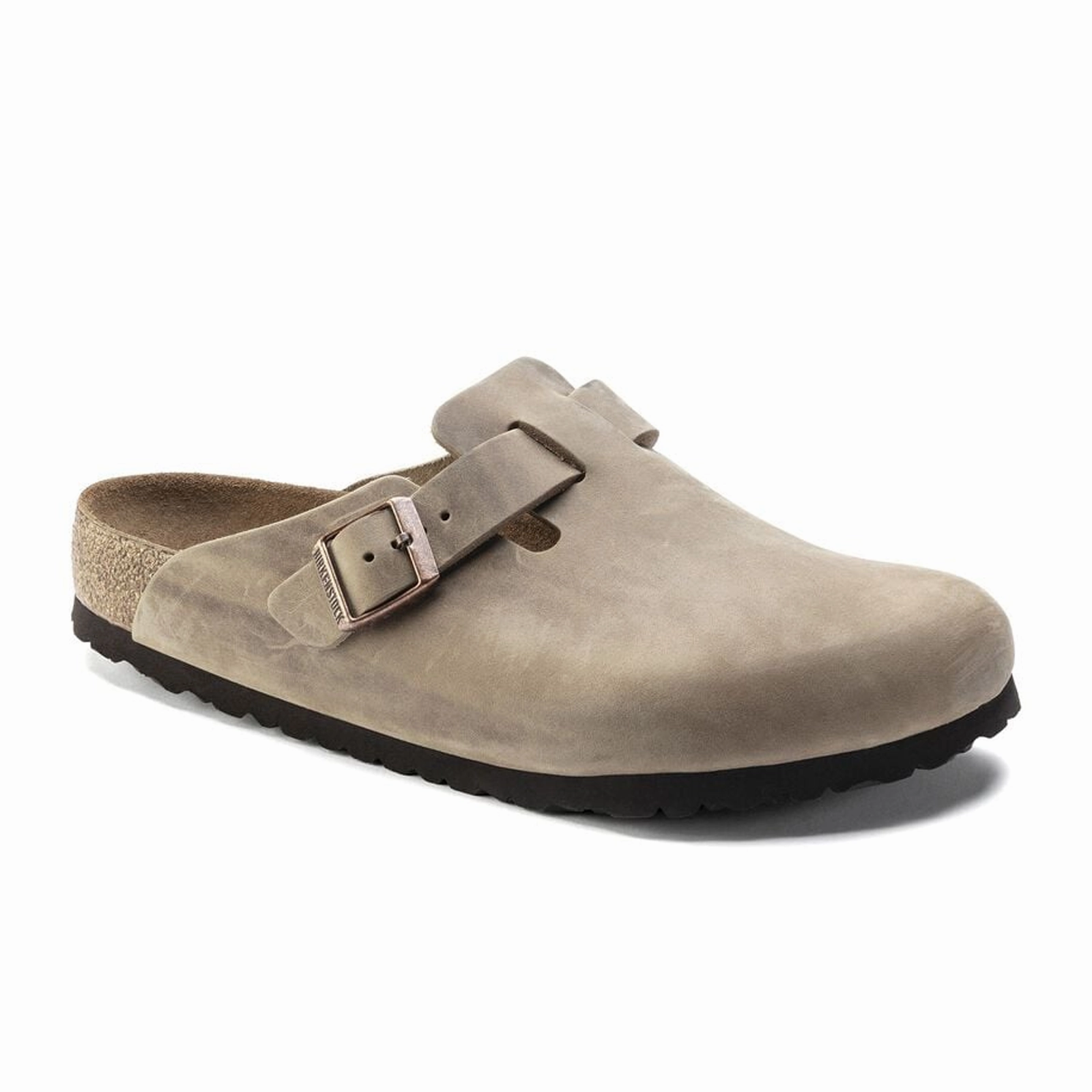 Warranty-Included Soft Movement Birkenstock Boston Soft Footbed Clog (Men) - Tobacco Oiled Leather