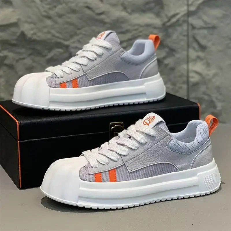 Designer Striped Patchwork Breathable Shoes Man Fashion Soft Lightweight Skateboard Sneakers Retro Camel Summer Shoes Trend 2024 Quick Drying Textile