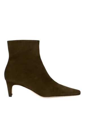 Wally Ankle Boot in Truffle Suede office pumps Modern Cushioning