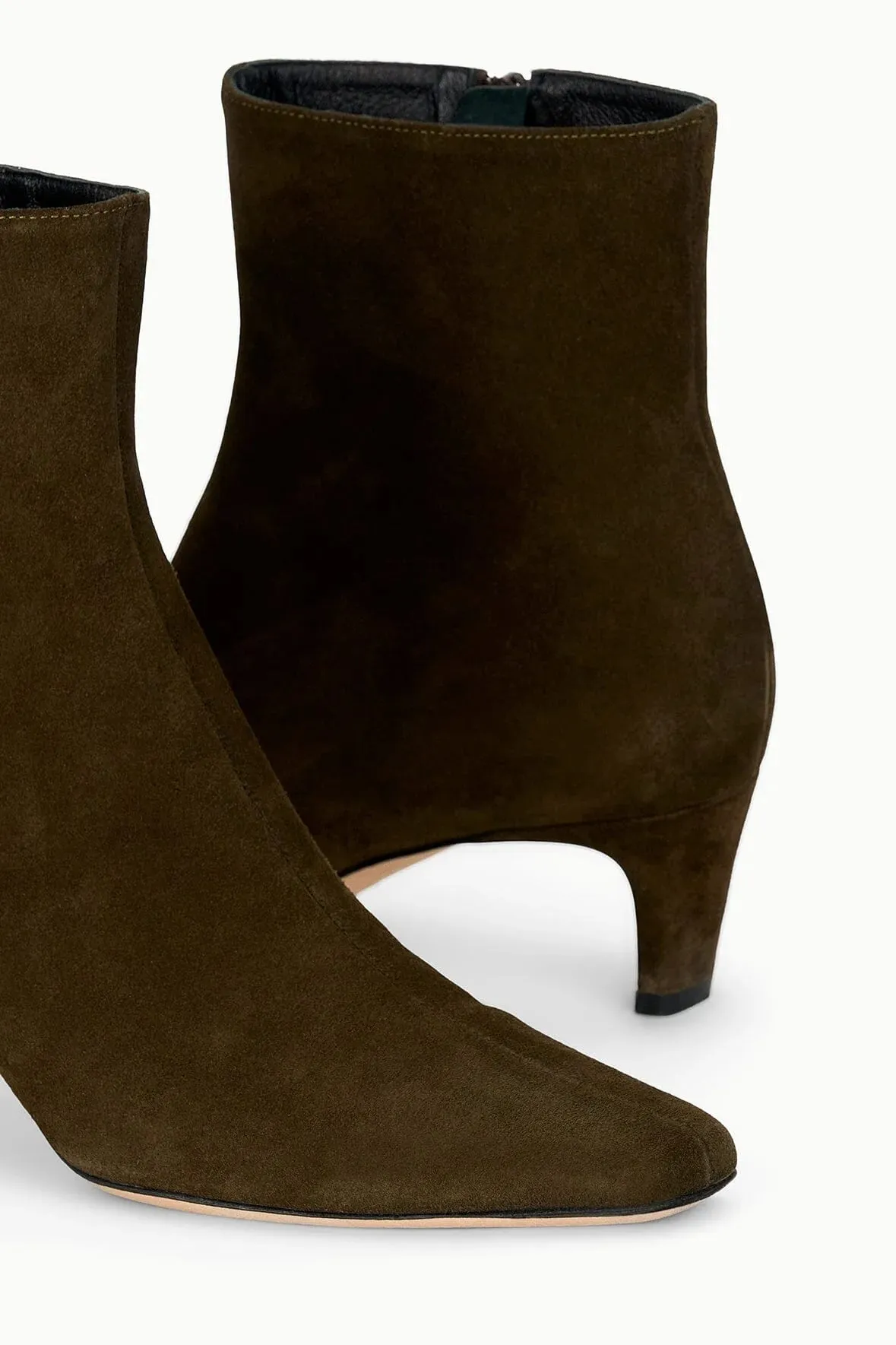 Wally Ankle Boot in Truffle Suede Recycled Outsole Components material - type