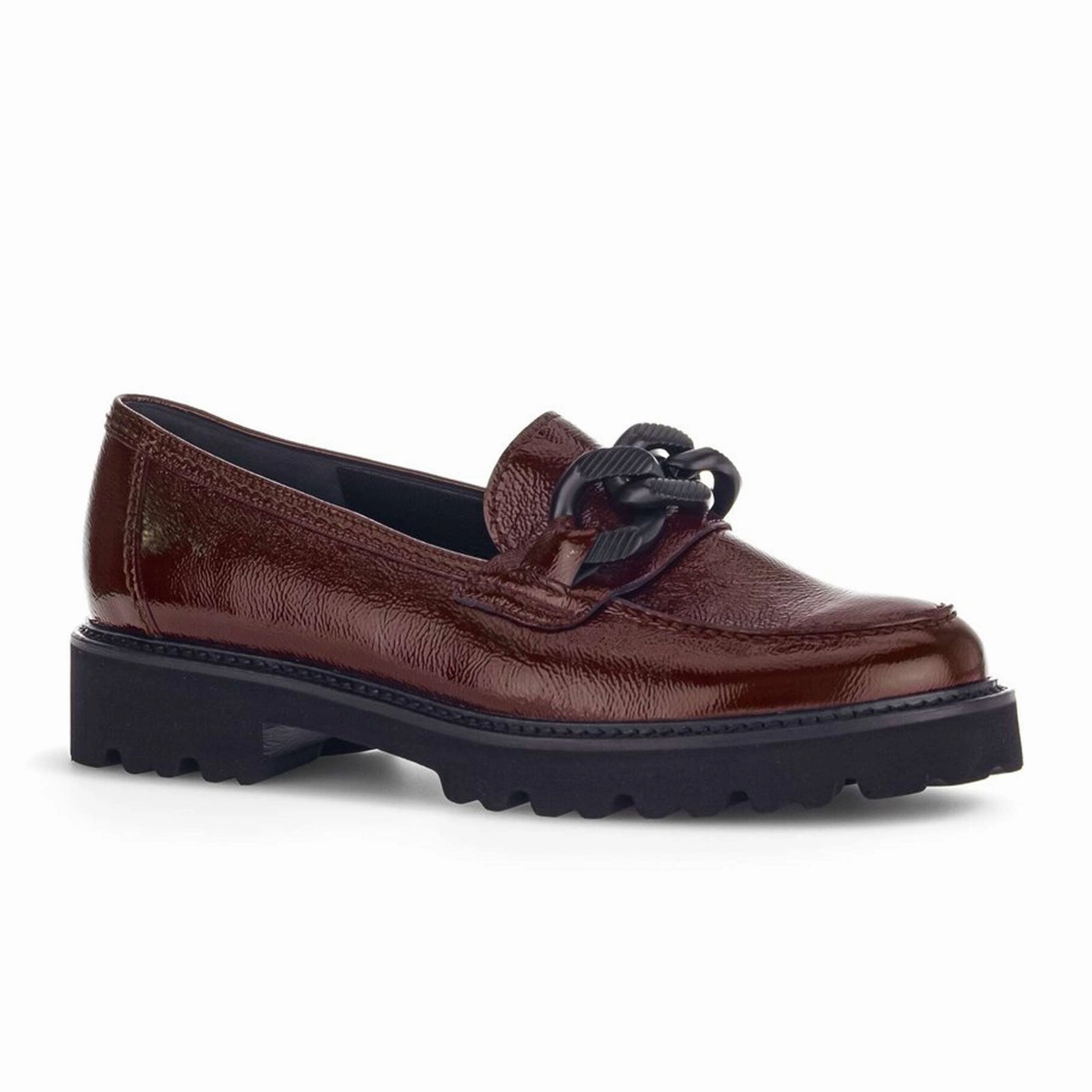 Classic Flow Smart Fashion Gabor 240 Chain Loafer (Women) - Bordeaux Snautschlack