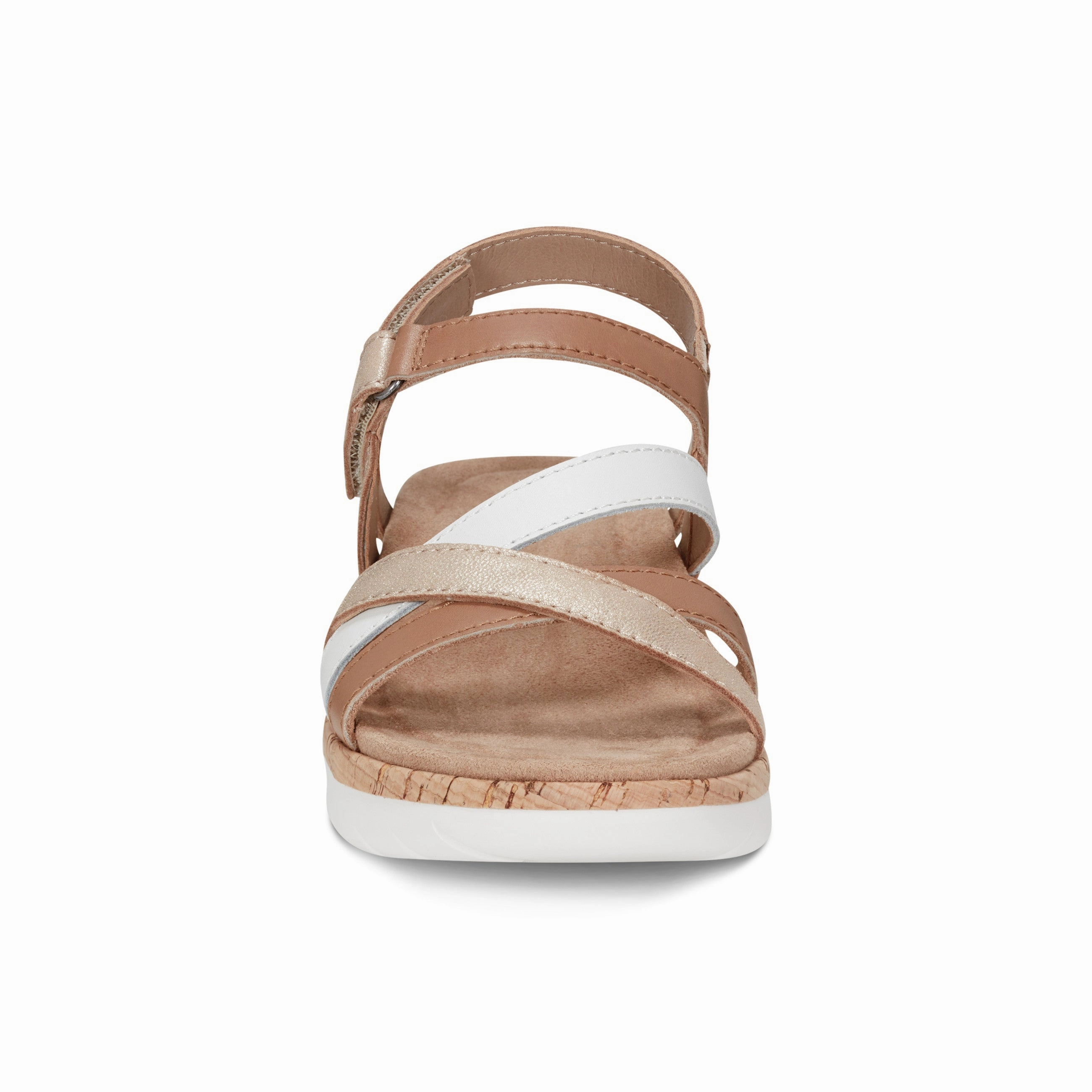 Stitch Free Construction Rosie Open Toe Strappy Flat Casual Sandals