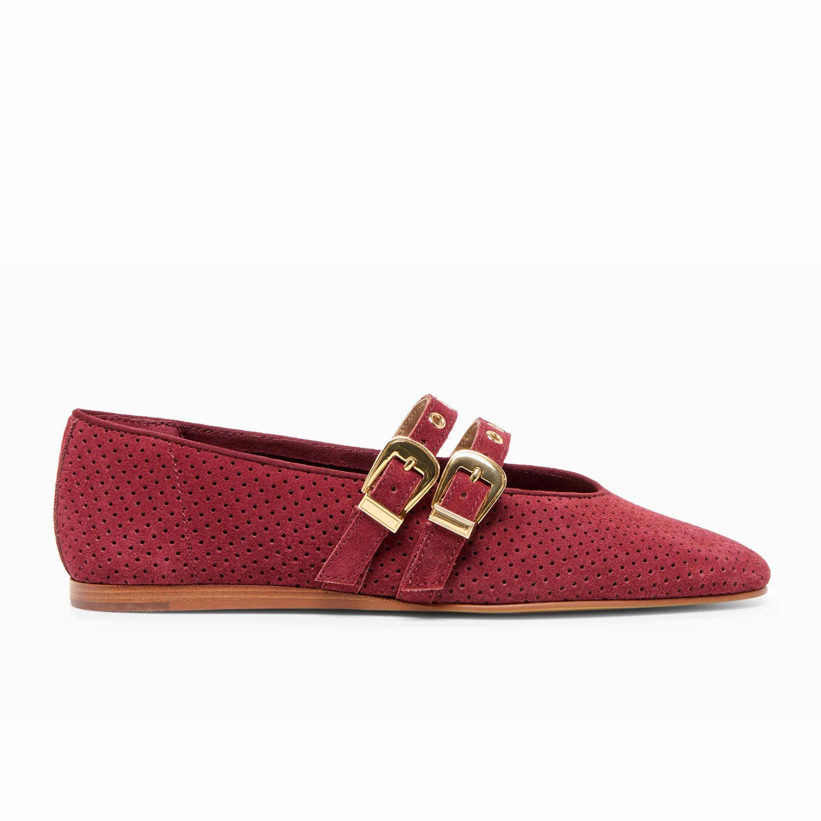 Mood Casual Dolce Vita Baylee Grommet Flat (Women) - Oxblood