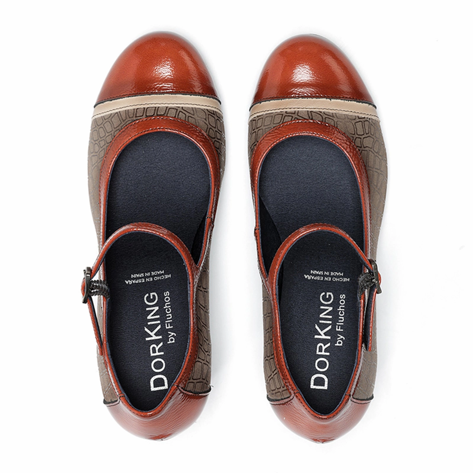 Dorking Rodin D8669 Heeled Mary Jane (Women) - Campbel/Napl Fango/Teja Front-Pocket