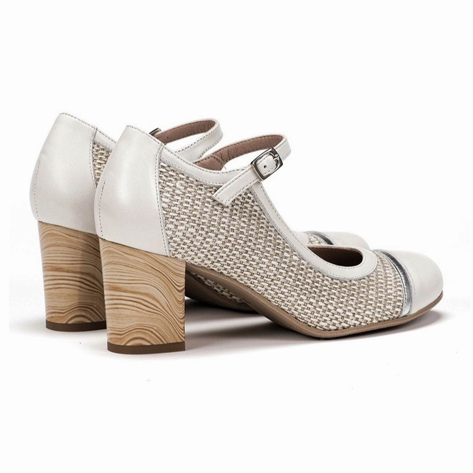 Versatile party outfit Dorking Rodin D8741 Heeled Mary Jane (Women) - Cream